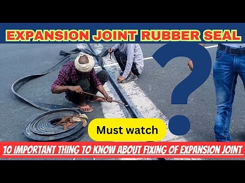 The Ultimate Guide to Expansion Joint Rubber Seal | Strip seal and modular joint fixing site video