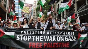 Tens of thousands rally in Australia for Gaza, skeptical of Israeli ceasefire commitment