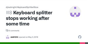 Keyboard Splitter Not Working