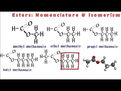 Esters 1. Nomenclature and Isomerism.