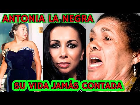 💃▶ANTONIA LA NEGRA legend of GYPSY SINGING BIOGRAPHY of her LIFE