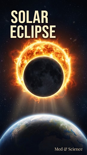 Solar Eclipse ☀️🌑 | How a Solar Eclipse Happens | Med & Science