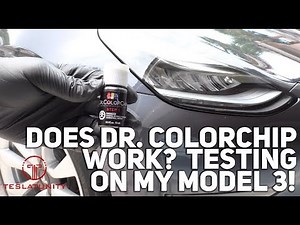 Does Dr. ColorChip Work? Testing On My Model 3!