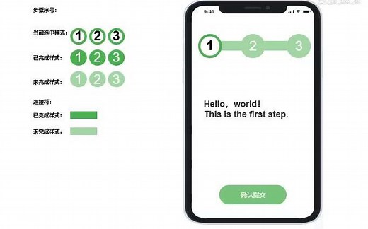 Axure RP9-步骤流程切换效果