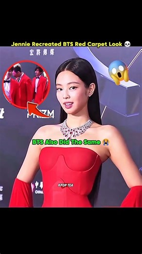 Jennie Copy BTS Famous Look ? 😭😱 #bts #btsarmy #btsshorts #jennie #taehyung #jungkook #taekook #rosé