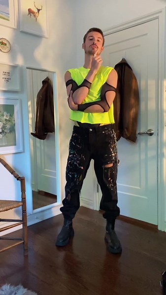 guess you could say I like mesh :) bodysuit from leak_nyc #mensfashion #styling #layers #menswear #gay #lgbt #gayboy #style #club #fashion #grwm #outfit #outfitinspo #clubwear #bodysuit #denim