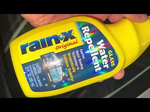 How To Use Rain X Water Repellent on Windshield