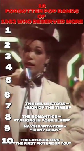 15 Forgotten pop Bands of 1983 Who Deserved More #popmusic #musicgenre #popculture #pophits