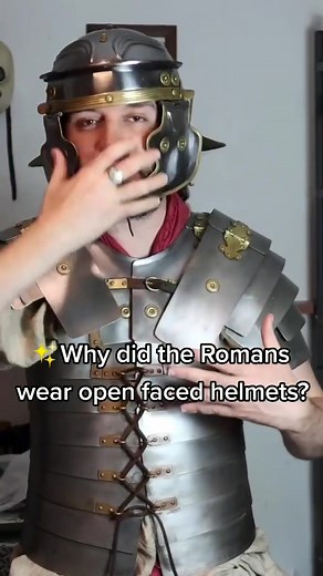 Roman Soldiers and Their Open-Faced Helmets Explained