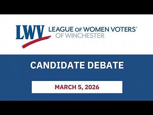 League of Women Voters Candidate Debate 3-5-2026