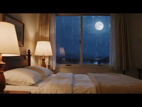 Lonely Window at Night — Emotional Piano & Rain Sounds for Sleep and Reflection