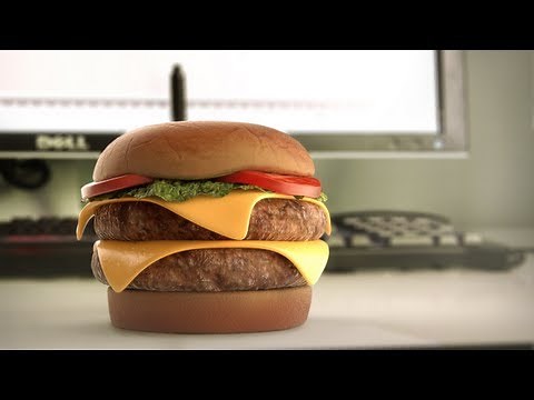 3ds Max and ZBrush Tutorial: Creating Digital Food in 3ds Max and ZBrush
