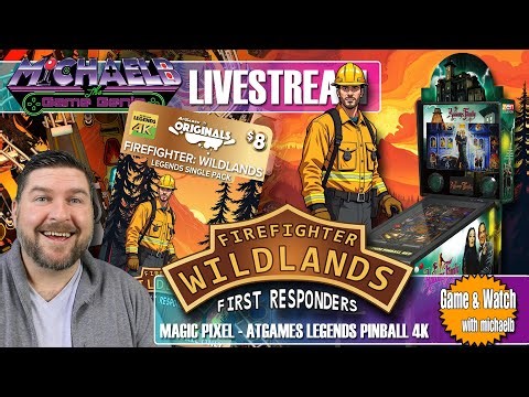 Firefighter: Wildlands AtGames Legends Pinball 4K Live Gameplay & First Impressions!