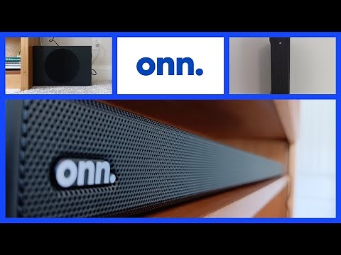 onn. 5.1 Ultra slim Surround Soundbar System - Setup and Review
