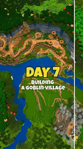 Louisdepoui | Minecraft content creator on Instagram: "How to build a Goblin Village in Minecraft Day 7 #minecraft #minecraftbuilds #minecraftbuild #minecrafthouse"