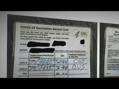 Fake Vaccine Card Becoming The New Fake ID?