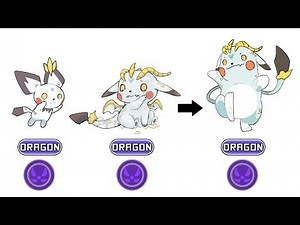 Pichu, Pikachu, Raichu Dragon Type Fanart | Pokemon Type Swap #41
