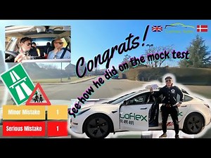 Ep. 2 - Evaluerende praktiskprøve/køreprøve - Mock Driving Test - Kastrup, Copenhagen