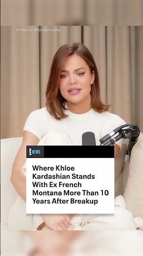 Khloe Kardashian is keeping it real about seeing a blast from the past. (🎥: Khloe in Wonder Land)