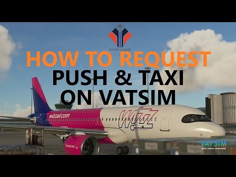 How to get Pushback and Taxi on VATSIM | Beginners Guide to VATSIM on MSFS 2020 [4K]
