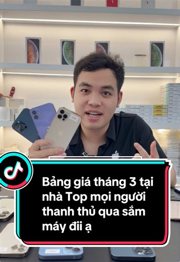 Bảng giá điện thoại tháng 3 từ Topphone