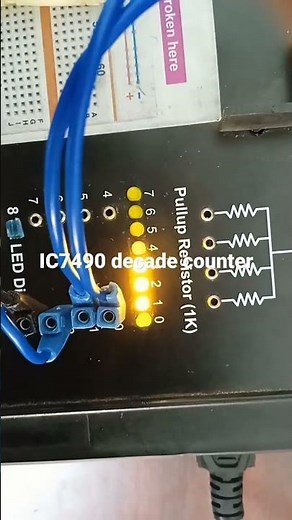 IC 7490 decade counter