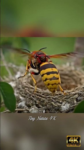 Colorful Lovebirds Defend Their Nest From Giant Wasp – Incredible Nature Battle in 4K