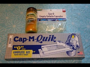 Encapsulating Turmeric in Gelatin Capsules Using Cap M Quik Device