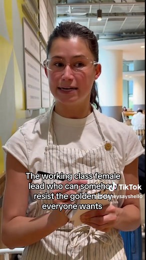 Nerdy Diner Girl vs. Golden Boy: A Witty Encounter