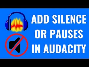 How to Add Silence or Pauses in Audacity