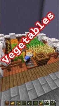 Vegetable farm - Minecraft Tutorial