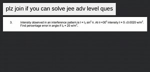 Intensity observed in an interference pattern is I=I_{0} \sin ^... | Filo