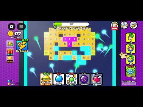 Playing Roblox Idle Blocks