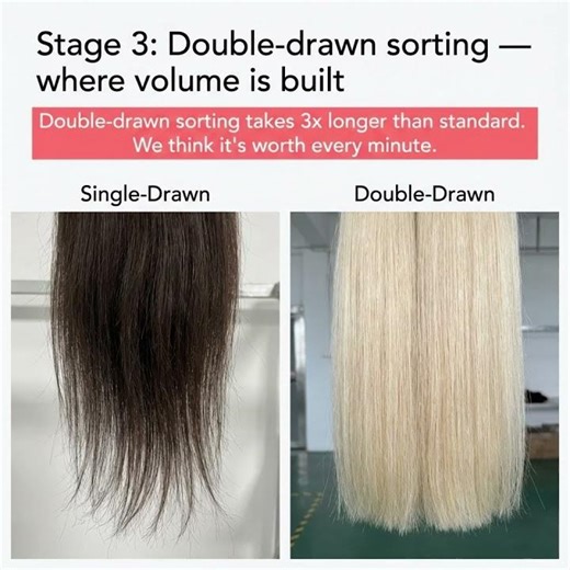 How Tape-In Hair Extensions Are REALLY Made | 7-Stage Factory Process