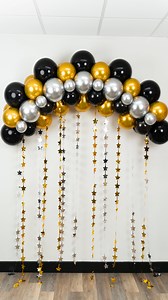 This garland shape works for everything. Clean lines, soft curves, and a balanced flow — this balloon garland design fits any celebration. Birthdays, holidays, baby showers, or just because… it instantly elevates the space without trying too hard. One shape. Endless occasions. Save this for your next event. #balloontutorial #howtoballoons #balloongarland | House of Party