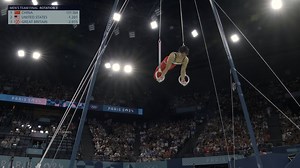 Japan's Tanigawa amazes on the rings in the men's team final