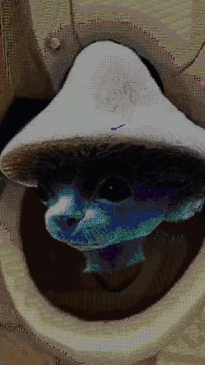 Skibidi Smurf Cat Minecraft Build Loop