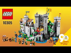 LEGO® Icons | Lion Knights’ Castle (10305)[4514 pcs] Building Instructions | Top Brick Builder