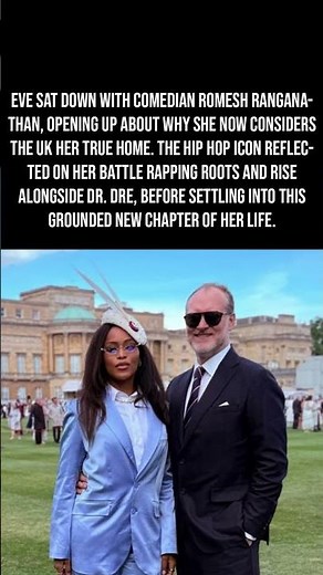Eve Opens Up About Dr. Dre, Battle Rapping And Her UK Life On New Podcast! 🎤🔥