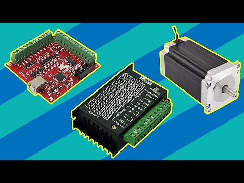 CONEXIÓN DE MOTORES NEMA 23 |DRIVER TB6600| TARJETA MACH3 USB 💻💻⚡⚡🔌