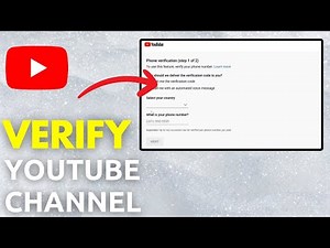 How To Verify YouTube Channel