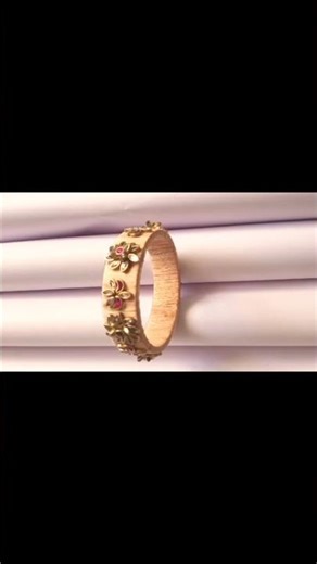 Beautiful Silk Thread Kada Bangle Design#art#diy#silk#shorts
