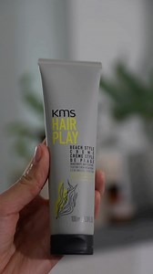New look, same beachy vibes. 🌊✨ Now part of the HAIRPLAY range, our beach style creme has a fresh new design in a sleek gray color. What’s better? It still provides airy texture and touchable hold for the beach hair of your dreams. 🤩 #KMSHair #WearYourHair #BetterBeachHair #UpcycledSeaweed #tousledwaves #PETAApproved | KMS United States