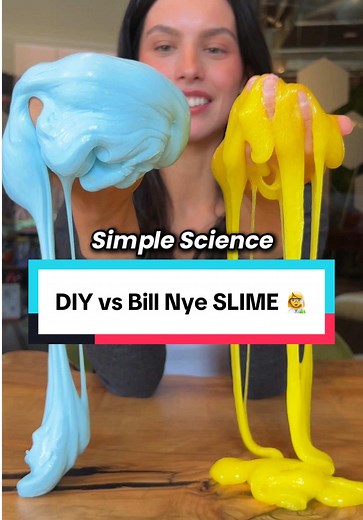 DIY Fluffy Slime vs. Bill Nye's Stretchy Slime Showdown