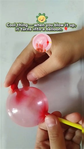 Fun Plastic Air Balloons 🎨✨#diy #creativeclayideas #easy #nanotape #craft #slime #shorts #eksperimen