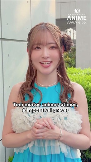 Já estávamos com saudades da Sally Amaki no #AnimeAwards 🧡
