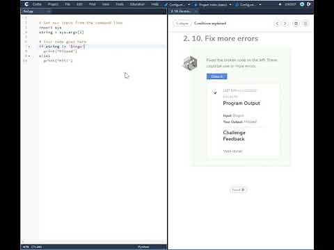 IT-140 Introduction to Python Codio Challenge 2. 10. Fix more errors