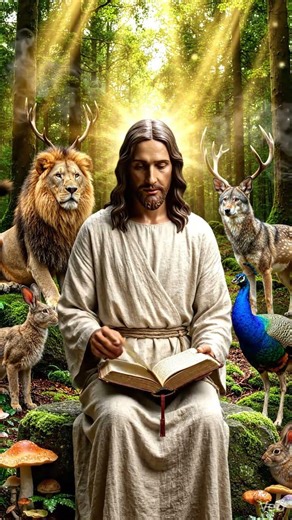 The Lion of Judah: King of All Creation 🦁 #jesus #jesusfreak #love #god