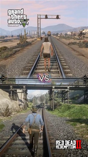 GTA 5 vs RDR2: Which Train is Actually Realistic? 🚂