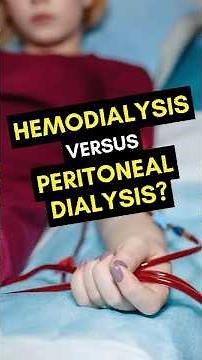 Hemodialysis versus peritoneal dialysis #kidneydisease #kidneyfailure